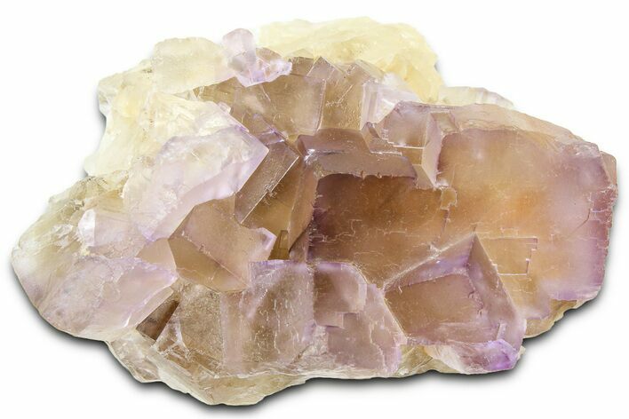 Purple Cubic Fluorite Crystal Cluster - Pakistan #361448